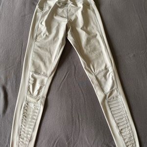 IAB mfg XS dove grey moto leggings